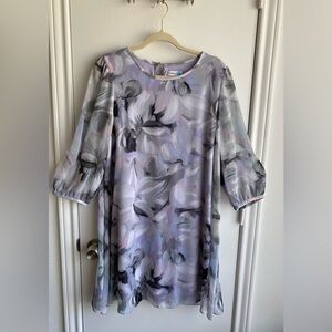 Calvin Klein size 14 floral print dress